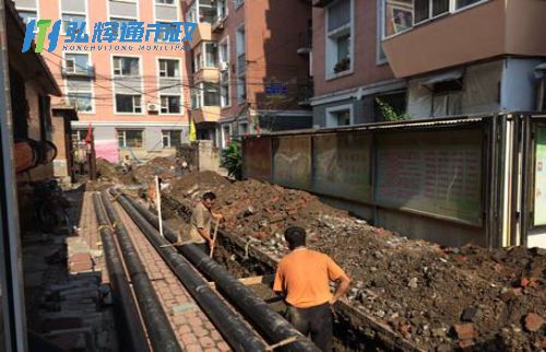 南京雨花台区梅山管道改造